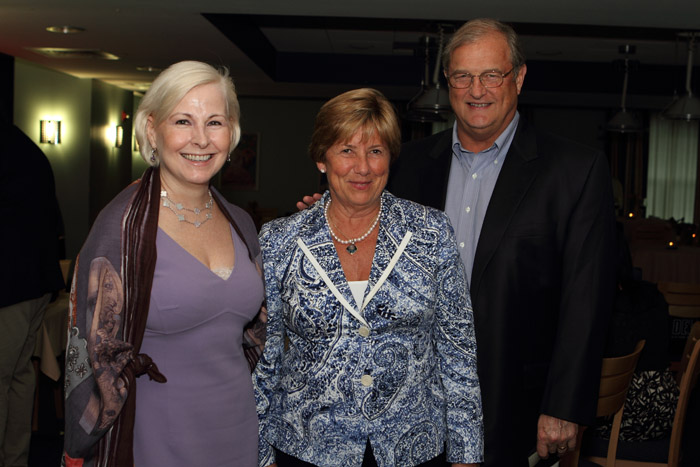 Jeannine Winkelmann, Dame Mary Ellen Ivers, and Bill Ivers